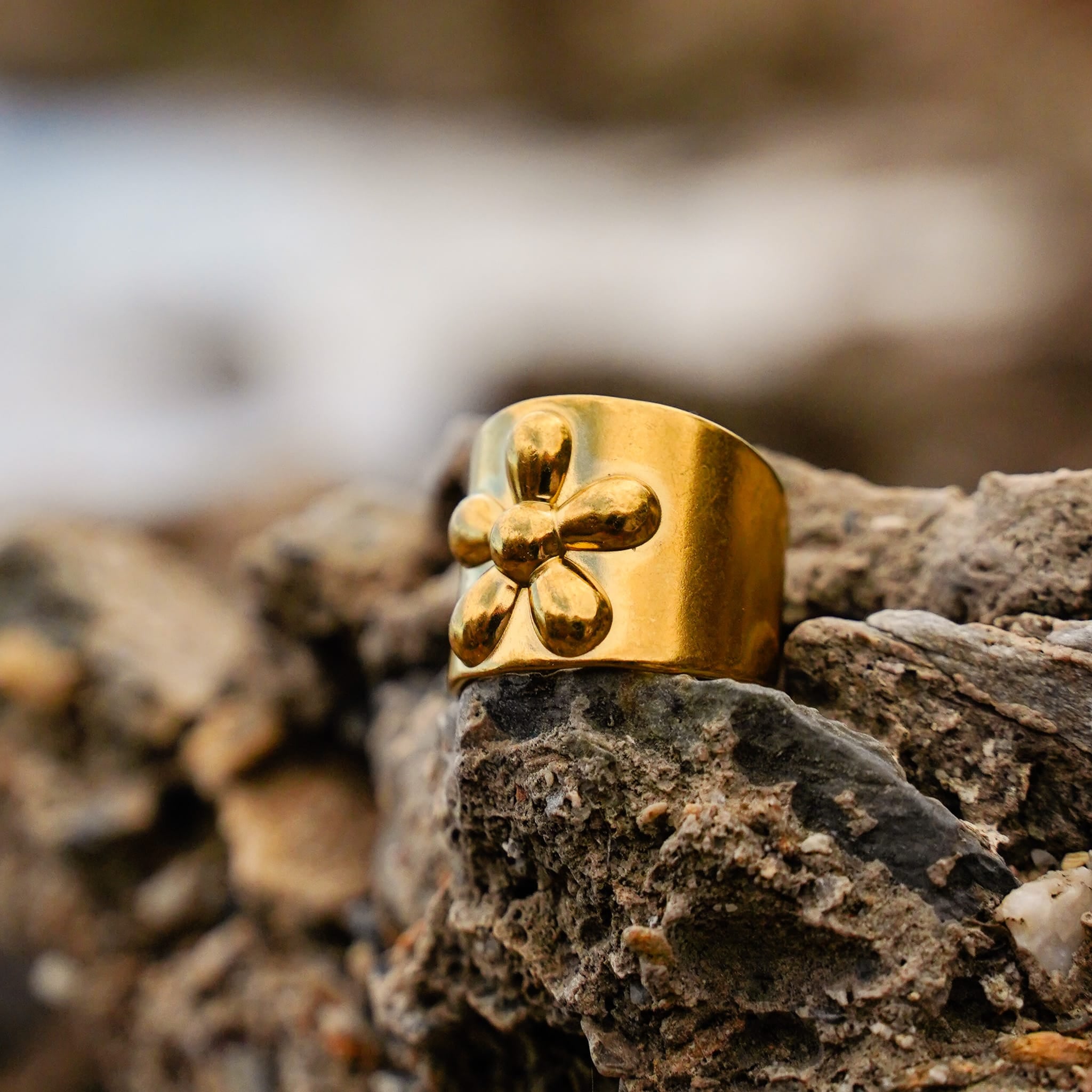Rings Bloom Check Ring