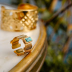 Rings Cyan Ring