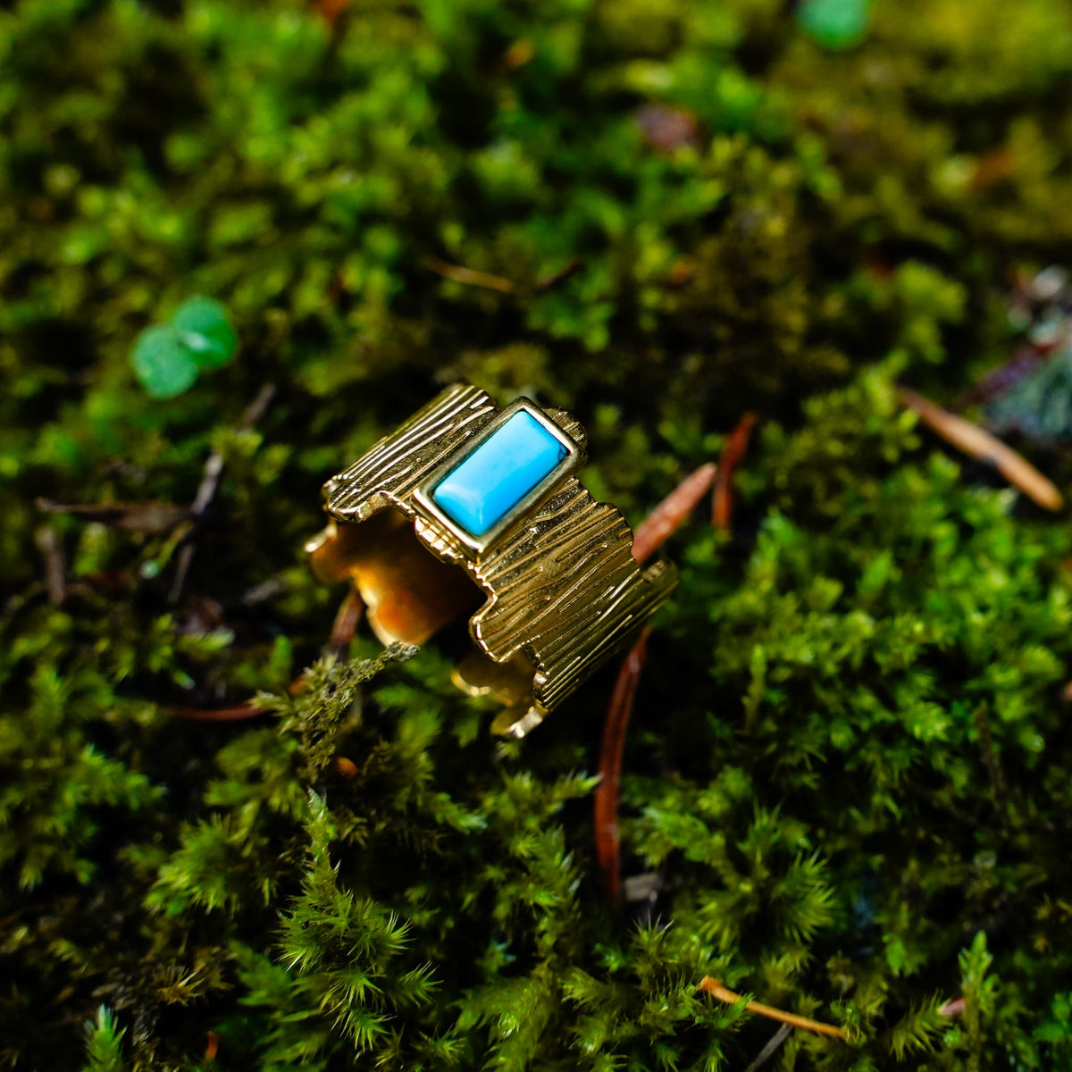 Rings Cyan Ring