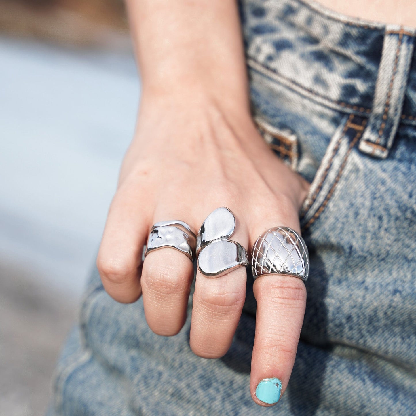 Rings Hammered Heritage Ring