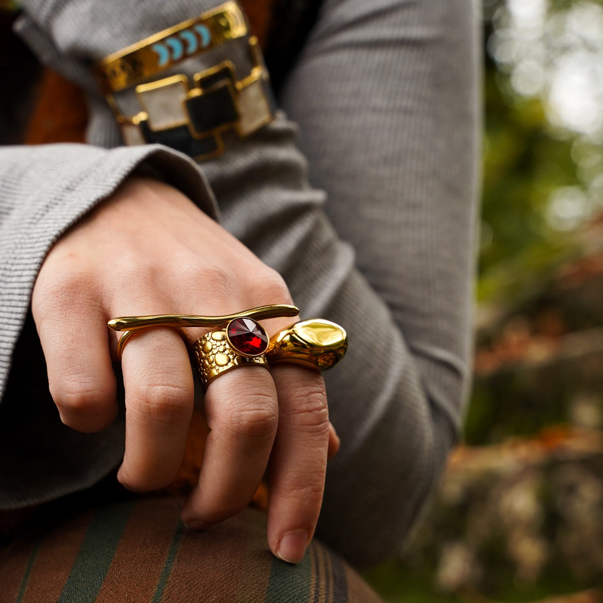 Rings Line Ring