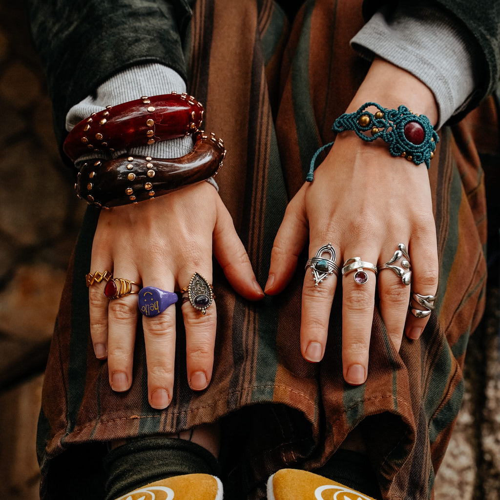 Rings Moss and Mirrors Ring