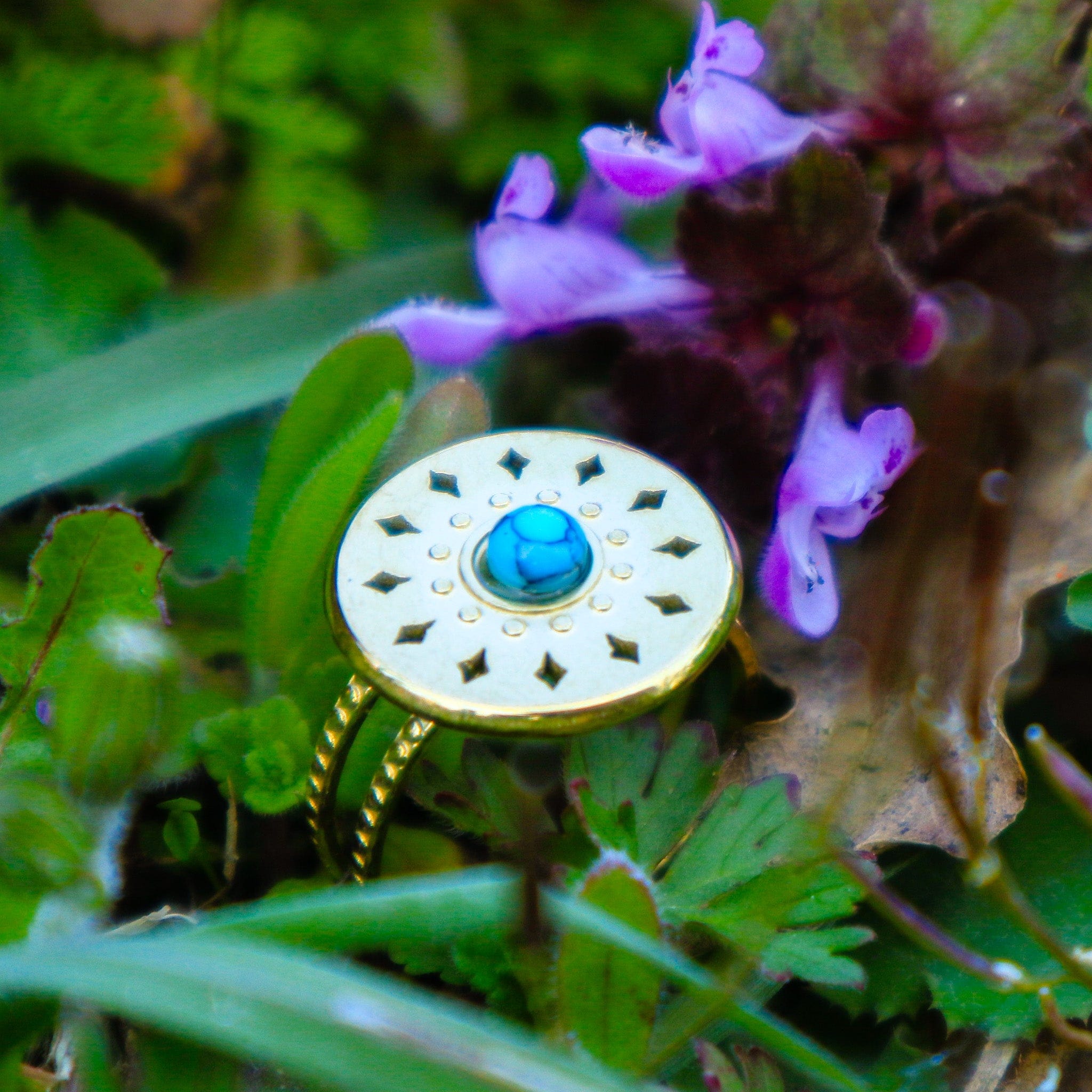 Rings Turqua Circle Ring