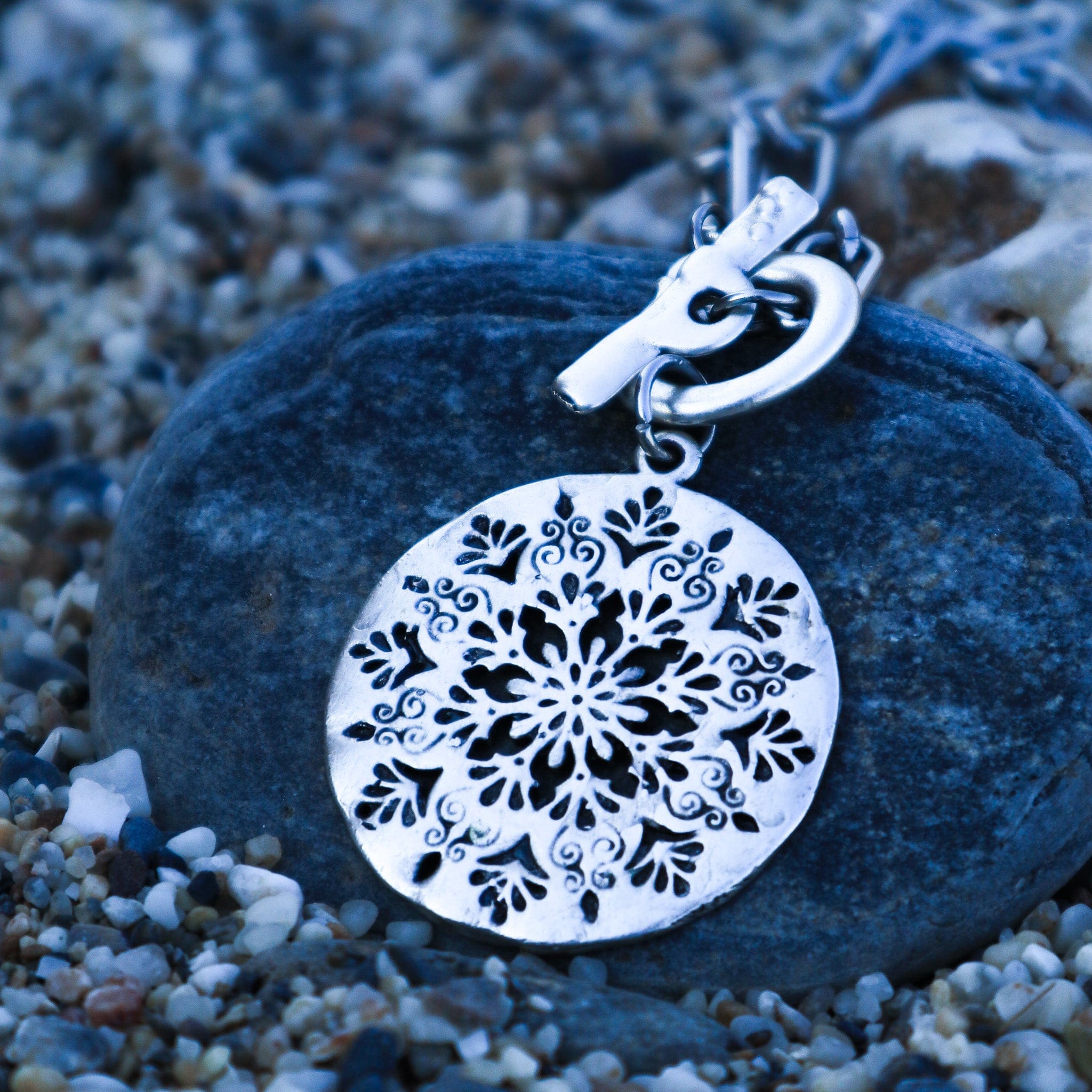 Snowflake locket sale