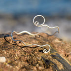 Macrame bracelet Wave Arm Cuff